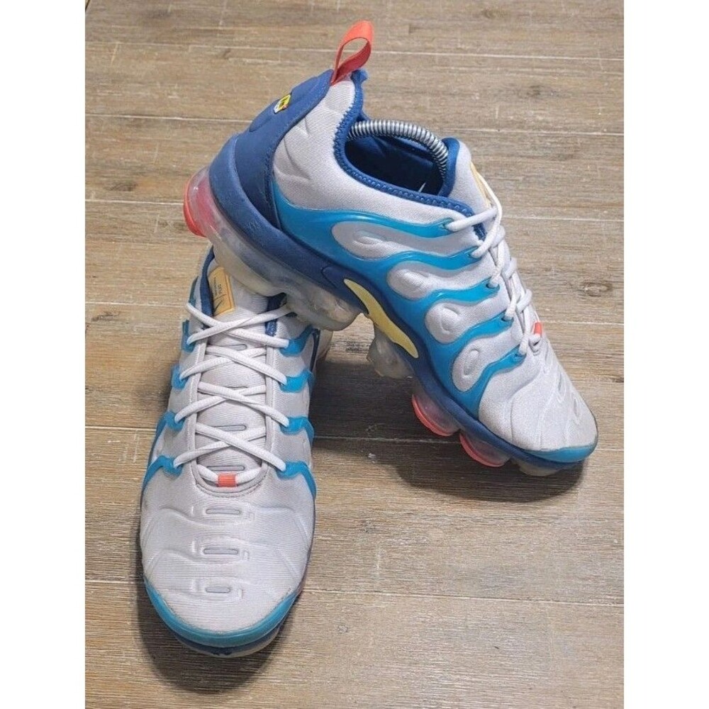 Size 10.5 - Nike Air VaporMax Plus Industrial Blue Citron FJ3999-100 Men's Shoes